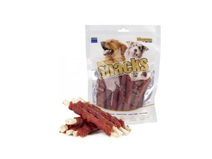 magnum dog food duck roll on rawhide stick 250g