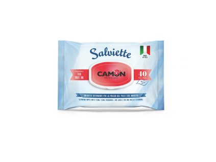 vlhcene utierky na zvierata camon s vonou cajovnika 40ks