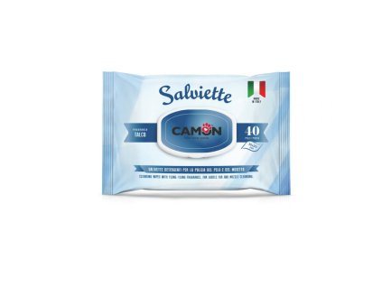 vlhcene utierky na zvierata camon s vonou detskeho pudru 40ks