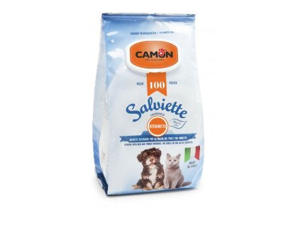 vlhcene utierky na zvierata camon s vonou citrusovnika 100ks