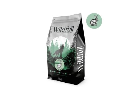 wildfull dog adult all size gf rabbit pumpkin 2kg