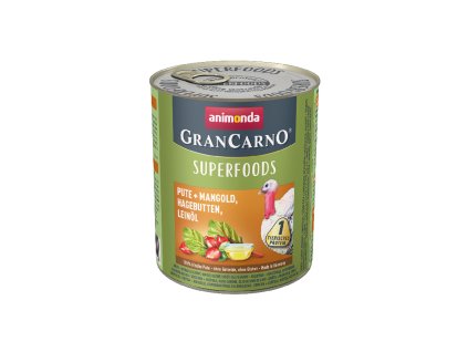 animonda grancarno superfoods morka repa sipky a lanovy olej 800g