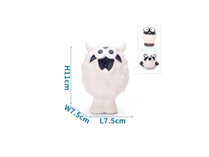 latexove zvieratka nobleza pre psa ovca vtacik panda 11cm