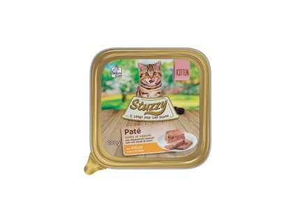 stuzzy cat pate kitten s kuracim masom 100g