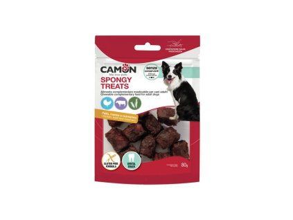 camon treatssnacks dog spongy kusky hovadzie a kuracie 80g