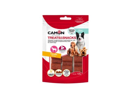 camon treatssnacks dog konske porcovatelne 100g