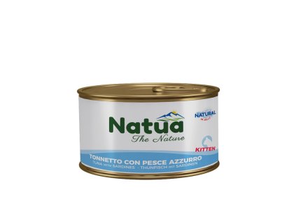 natua cat kitten filety z tuniaka a sardinky 85g