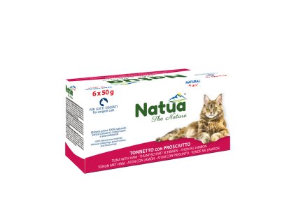 natua cat adult multipack filety z tuniaka a sunka 6x50g