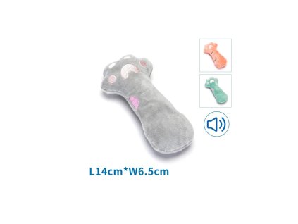 plysova hracka pre psa nobleza labka 14cm