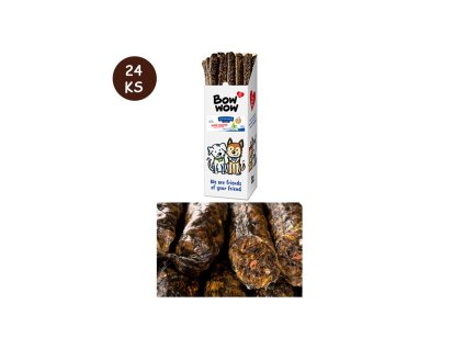 bow wow xl klobasa pre psa kolagen a hovadzie 24ks