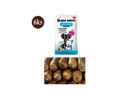 bow wow xs klobasa pre psa kolagen a drzky 6ks