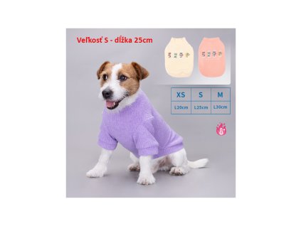 mikina dogs pre psa nobleza s 25cm