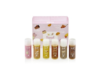yuup home sweet box sampon 6 druhov dezertov 6x30ml