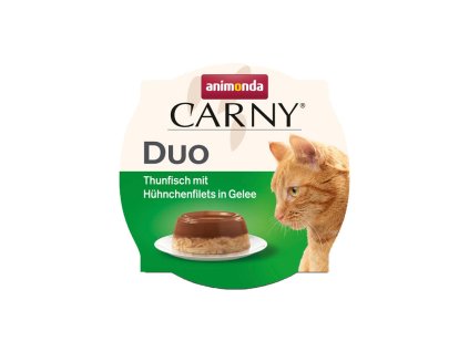 animonda carny duo tuniak so stavnatym kuracim filetom v zele 70g