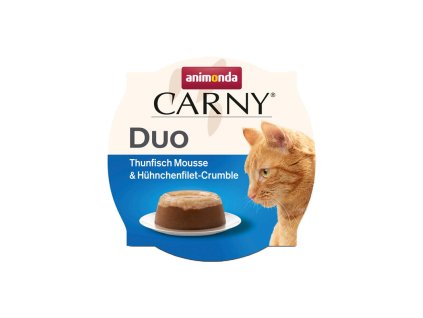 animonda carny duo jemny tuniak so stavnatym kuracim filetom 70g