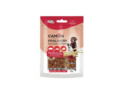 pralinky camon pre psa bravcove zensen a goji 80g