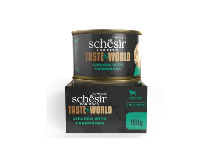 schesir dog taste the world chicken with carbonara 150g