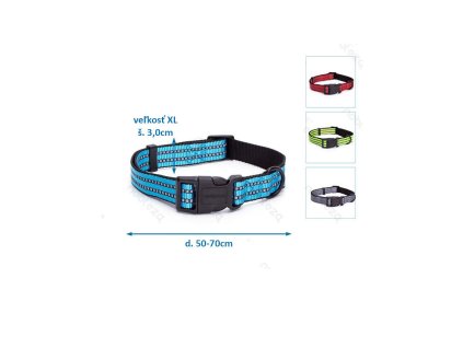 obojok nobleza reflex pre psa xl s30cm x d50 70cm