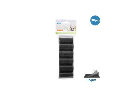 rozlozitelne sacky na exkrement nobleza 6 roliek cierne 6x15ks