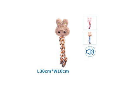 plysova hracka nobleza zajac s lanom 30cm