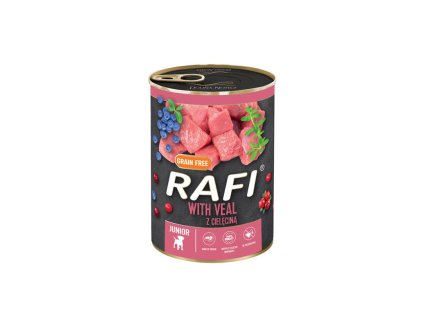 rafi dog junior telacie s cucoriedkami 400g