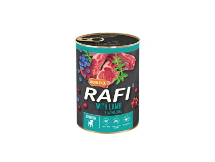 rafi dog junior jahnacie s cucoriedkami 400g