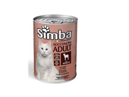 simba cat kusky jahnacieho masa 415g