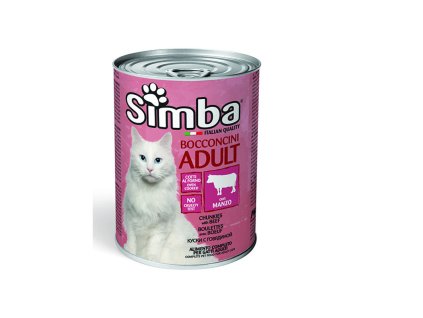 simba cat kusky hovadzieho masa 415g