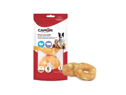 camon treatssnacks dog donuts z koze obalene kuracim masom 110g