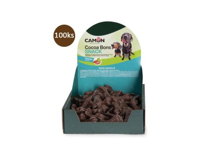 camon dog snack ciokobone dark kosticky z tmavej cokolady 500g