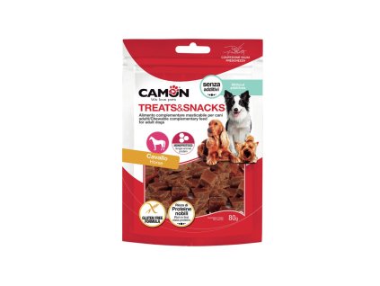camon treatssnacks dog mini kocky konske maeso 80g