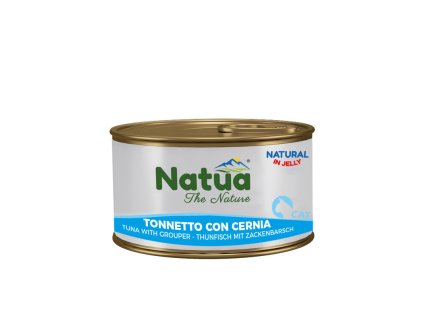 natua cat adult filety z tuniaka a cernia 85g