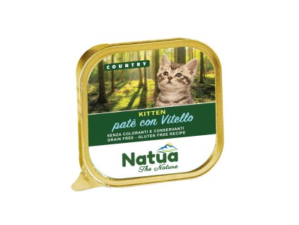 natua country kitten telacie pate 100g