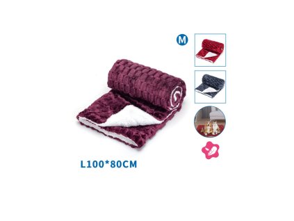 deka z imitacie kralicieho zamatu pre zvierata m 100x80cm 3 farby