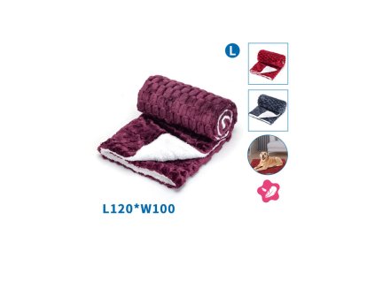 deka z imitacie kralicieho zamatu pre zvierata l 120x100cm 3 farby