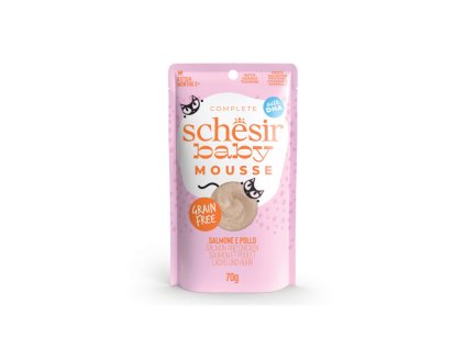 schesir babykitten mousse losos s kuracim maesom pena 70g