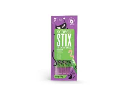 schesir cat stix jemny kacaci krem 6x15g