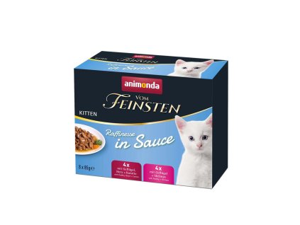 vom feinsten cat raffinesse kitten mix 8x85g