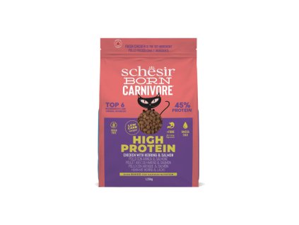 schesir cat born carnivore adult cerstve kuracie sled a losos 125kg