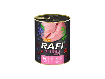 rafi dog adult morcacie s cucoriedkami 800g