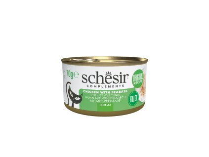 schesir jelly cat kuracie s morskym vlkom 70g
