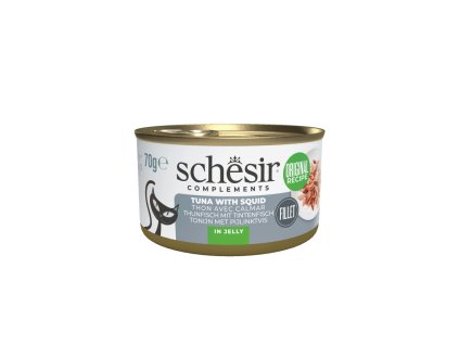 schesir jelly cat tuniak s kalamarom 70g