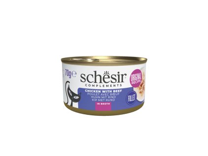 schesir cat complements kura a hovaedzie vo vyvare 70g