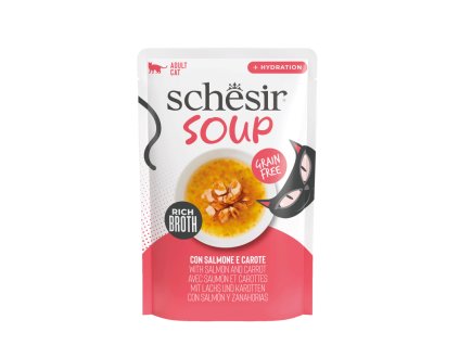 schesir soup cat losos s mrkvou 40g