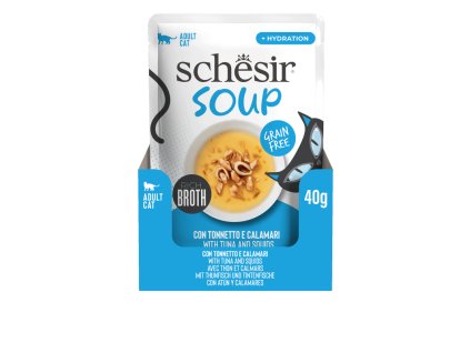 schesir soup cat tuniak s kalmarmi 40g
