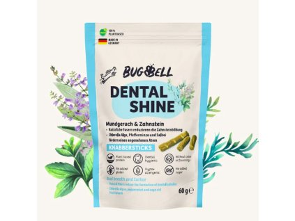 animonda bugbell soft dog treat dental shine sticks 60g