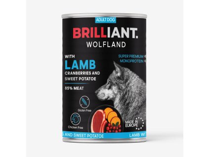 brilliant wolfland lamb with cranberries and sweet potato 400g