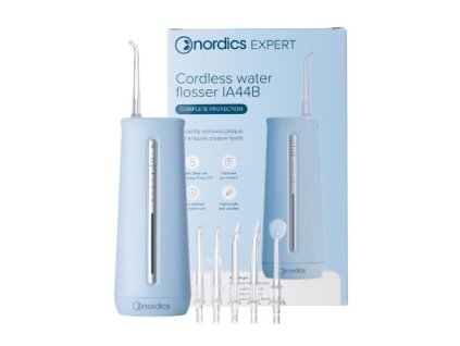 o6863e5c72ebdf akumulatorova ustna sprcha modra nordics water flosser ia44b nordics