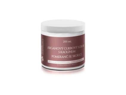 b6780fab8e680c arganovy cukrovy scrub s kaolinom pomaranc so skoricou zahir 200ml