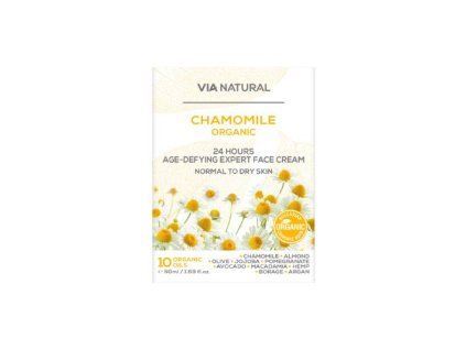 i65609df012730 pletovy krem proti starnutiu pleti s bio harmancekom via natural 50ml